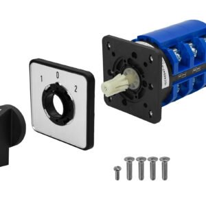 LW28-6 - Conmutador 3-Fases 1-0-2 63A 660V 3-pos Interruptor 64x64mm H-90mm - Imagen 4