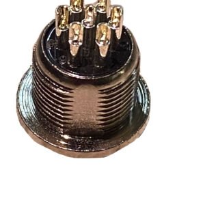 GX12MV-7 - 7-pin Macho Volante Conector Metalico GX12 Soldable Aviacion - Imagen 3
