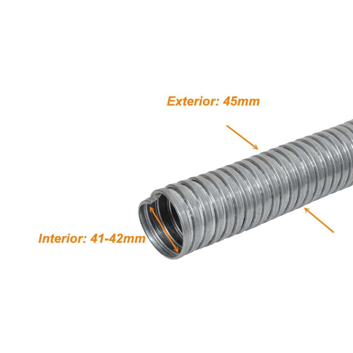 FLEXE50 - Solo-Metal 50mm Rollo-20mts Conduit Flexible 2-Pulg