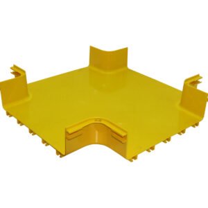 CCA-360-XM - 360x100mm Derivacion Cruz Horizontal Amarilla PC+ABS LSZH Macho - Imagen 4
