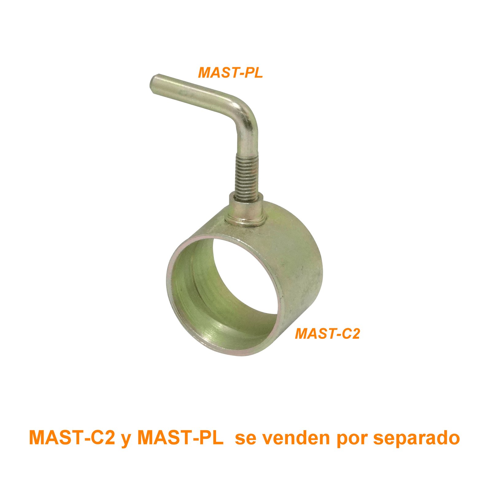 MAST-C2 - Base para tubo de 38mm req/MAST-PL Fijacion Mastil Telescopico
