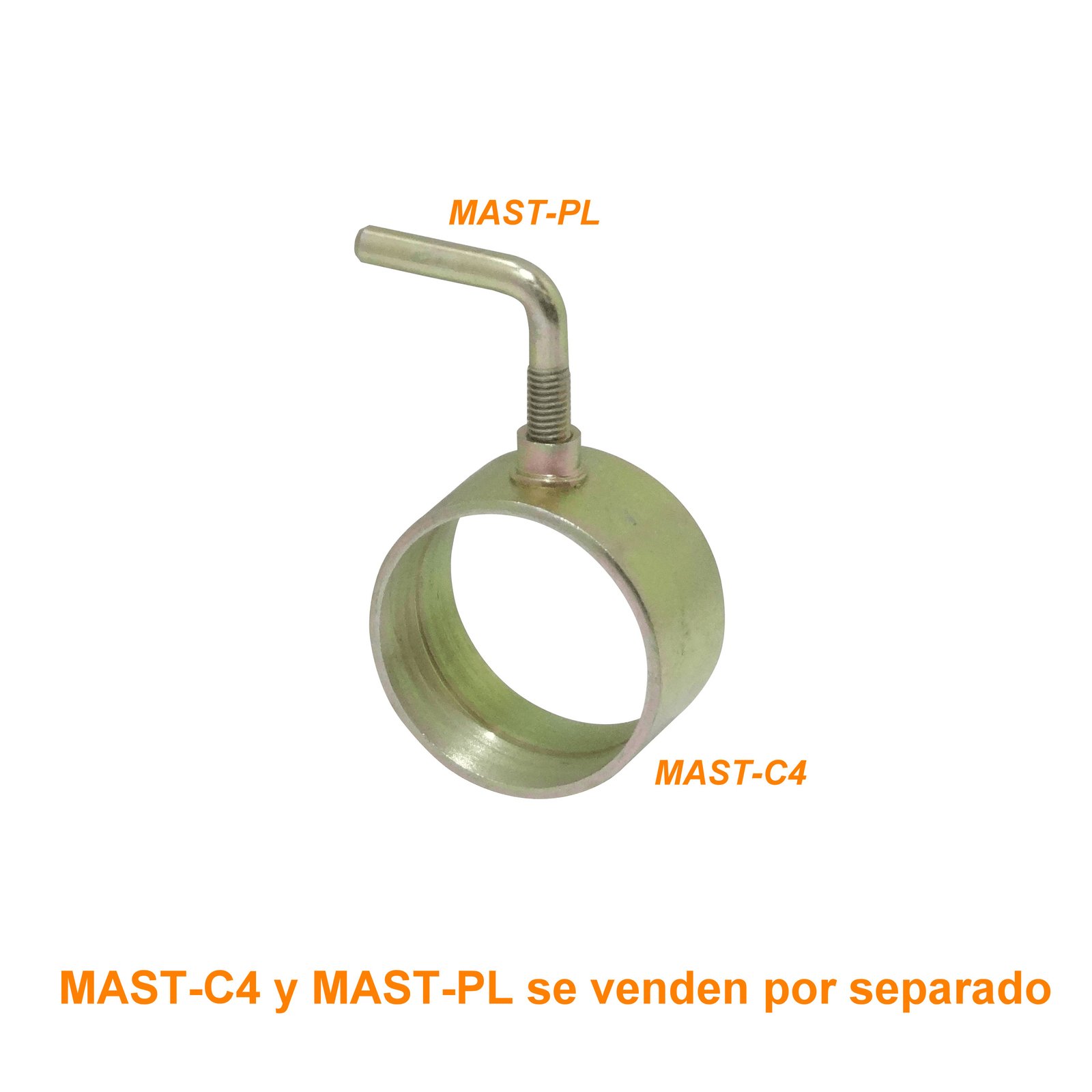 MAST-C4 - Base para tubo de 51mm req/MAST-PL Fijacion Mastil Telescopico