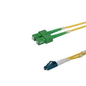 JFSAL3 - 3mt SC/APC-LC/UPC MonoModo SM Duplex Jumper Cable Fibra 9/125um 3mm