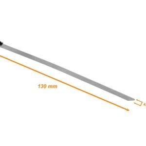 AMOX-1 - Amarra 130x4,5mm Acero Inoxidable 0,3mm 100-unidades Metalica