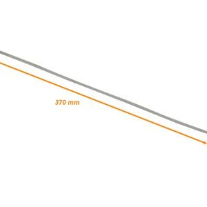 AMOX-4 - Amarra 370x4,5mm Acero Inoxidable 0,3mm 100-unidades Metalica