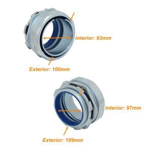 M110-SA - Metalico 110mm Prensa Estopa para Flexible Aislacion IP65