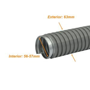 M63-25 - 63mm Rollo-25mts Conduit Flexible Metalico Cubierto-PVC