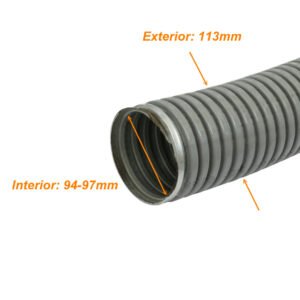 M110-10 - 110mm Rollo-10mts Conduit Flexible Metalico Cubierto-PVC