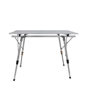 MESA - Mesa Plegable 90x51cm Altura/46-65cm Aluminio Bolso-92x20x12cm