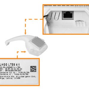 LHGG-LTE6-KIT - MIKROTIK 1-1000 CAT6 17dBi 300/50Mbps 1-Sim 25º L3 inc24V LTE/3G 391mm - Imagen 7
