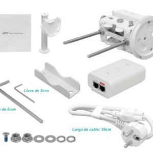 WAVE-LR - UBIQUITI 8km 46/22dBi 60/5GHz 1-1000 inc-48V 424mm GPS 1gbps-duplex BT - Imagen 6