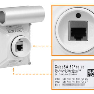 CUBESA - MIKROTIK hasta-800mt 802.11ay L4 60Ghz + 5Ghz-failover CubeSA 60Pro AC - Imagen 2