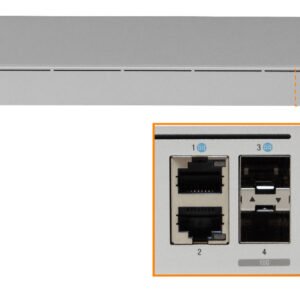 UXG-PRO - UBIQUITI 2-1000 2-SFP+10G Rack1U DPI/IDS/IPS UniFi Gateway opc/USP-RPS - Imagen 2