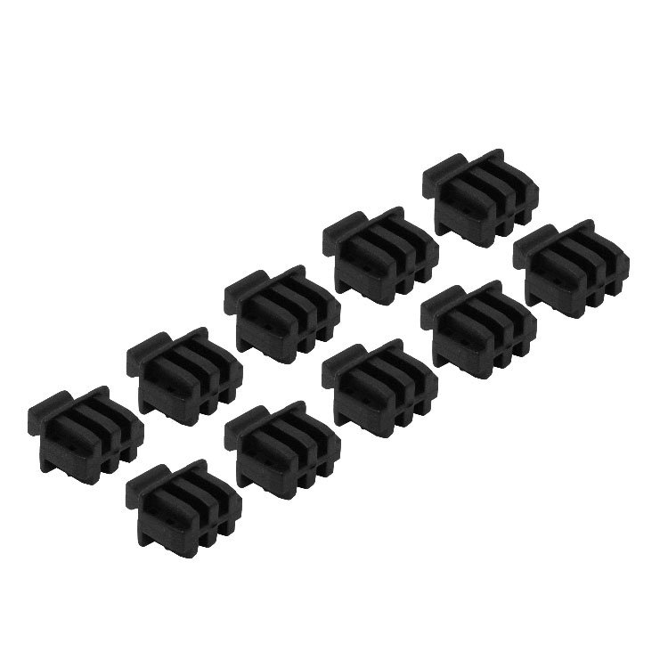 SFP-TAPA - 10-unidades Tapa para SFP Plastica Negra Cubre-Puerto-SFP Fibra/Cobre