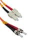 JFMTC1 - 1mt ST-SC OM1 MultiModo MM Duplex Jumper Fibra 62.5/125um LSZH - Imagen 3