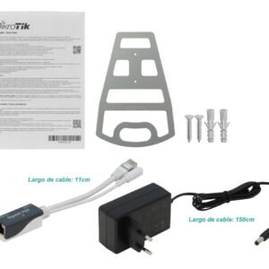 CAP-AX - MIKROTIK AX1800 6dBi 2,4GHz-574 5Ghz-1200 L4 inc-48V 2-1000-PoE-Pass - Imagen 2