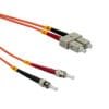 JFMTC5 - 5mt ST-SC OM1 MultiModo MM Duplex Jumper Fibra 62.5/125um LSZH - Imagen 3