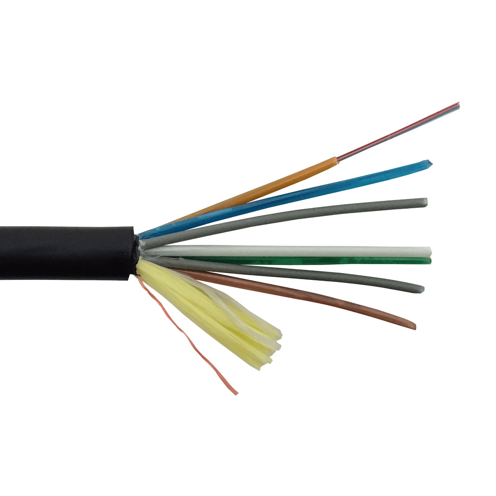 CFSB48 - SM 48-Fibras-G652D vano-50m ADSS 10mm Cable Ext-PE Monomodo 4-minitubo