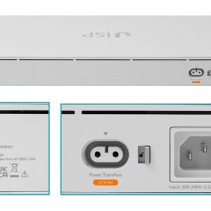 UISP-R-PRO - UBIQUITI Router OSPF 9-1000 4-SFP+10G Switch-L2 BT 100-240VAC 27VDC - Imagen 4