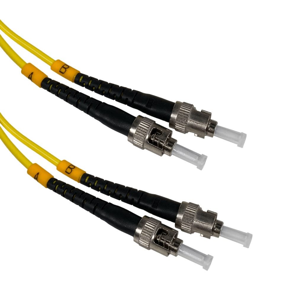 JFSTT1 - 1mt ST-ST MonoModo SM Duplex Jumper Cable Fibra 9/125um 3mm