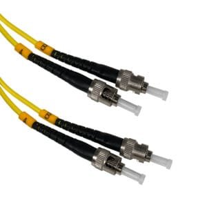 JFSTT1 - 1mt ST-ST MonoModo SM Duplex Jumper Cable Fibra 9/125um 3mm