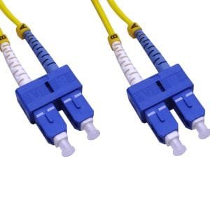 JFSCC1 - 1mt SC-SC/UPC MonoModo SM Duplex Jumper Cable Fibra 9/125um 3mm