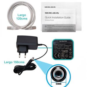 MR70X - MERCUSYS WiFi6 AX1800 5GHz+2,4GHz 1201+574mbps 4-ant-fija 3-1000 1-WAN - Imagen 4