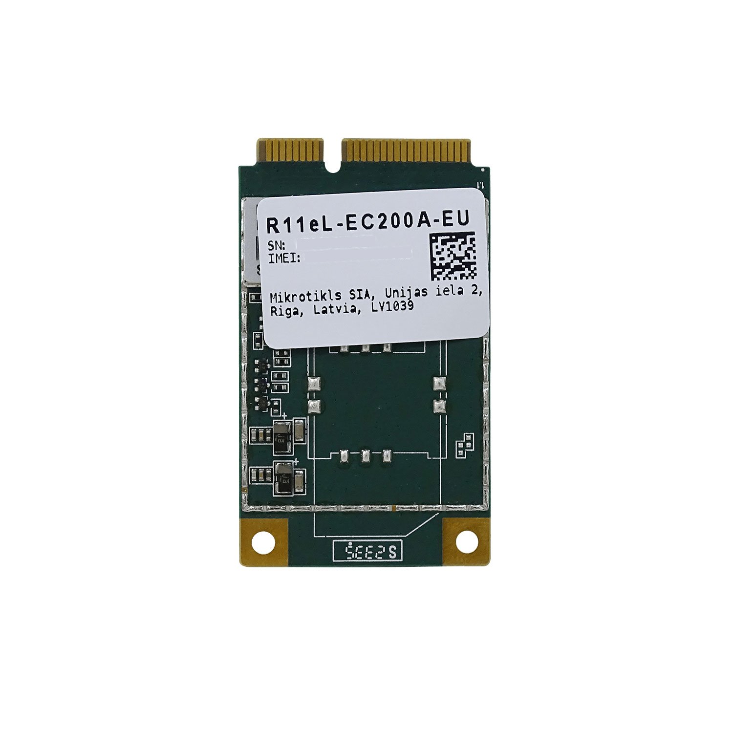 R11EL-EC200A - MIKROTIK LTE4 1/3/5/7/8/20/28 38/40/41 3G-R7 1/5/8 2G-Class12 MiniPCIe