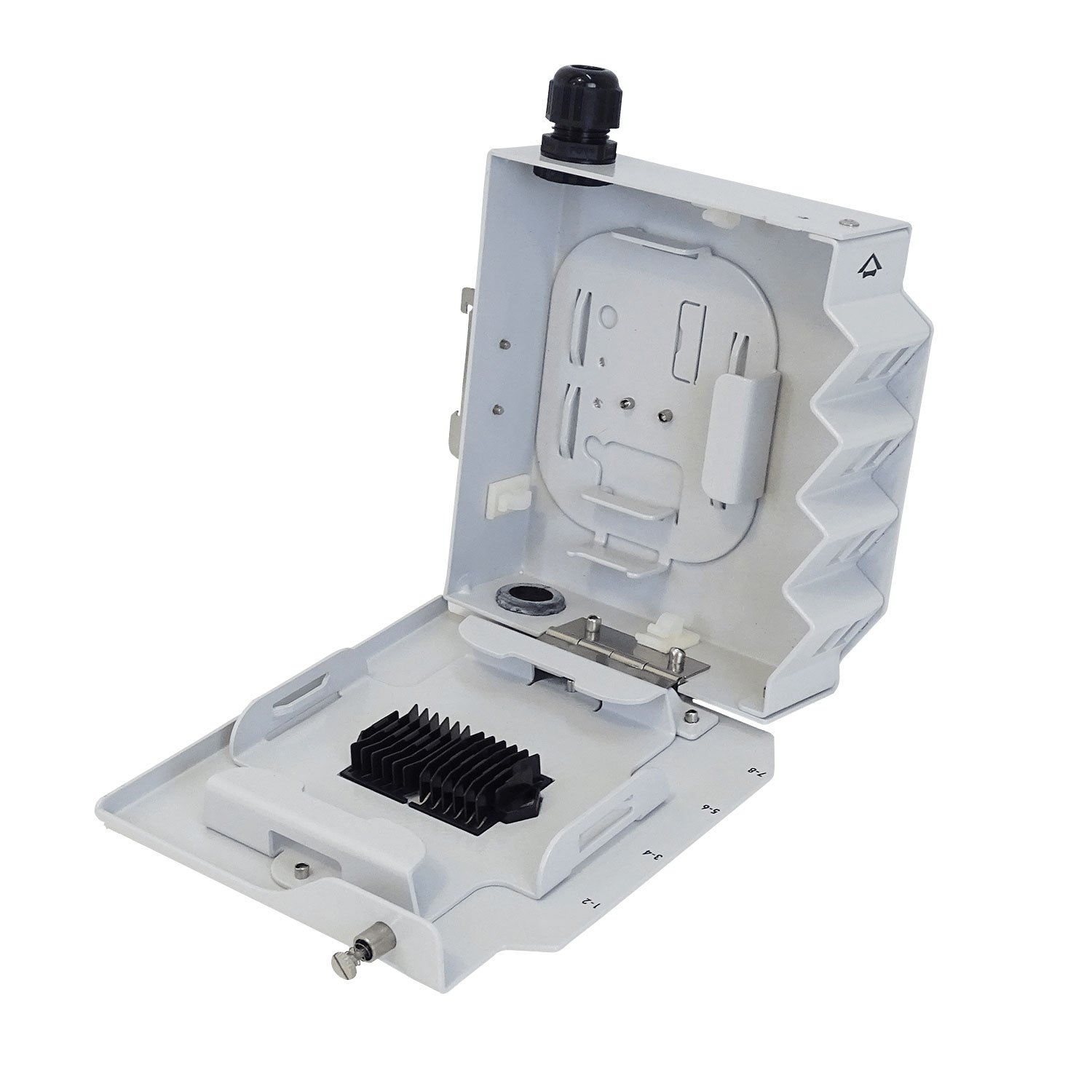 BOX-16DIN - FURUKAWA p/Riel-Din 16-Mang req-Coplas NAP Caja IP20 Aluminio 35260775