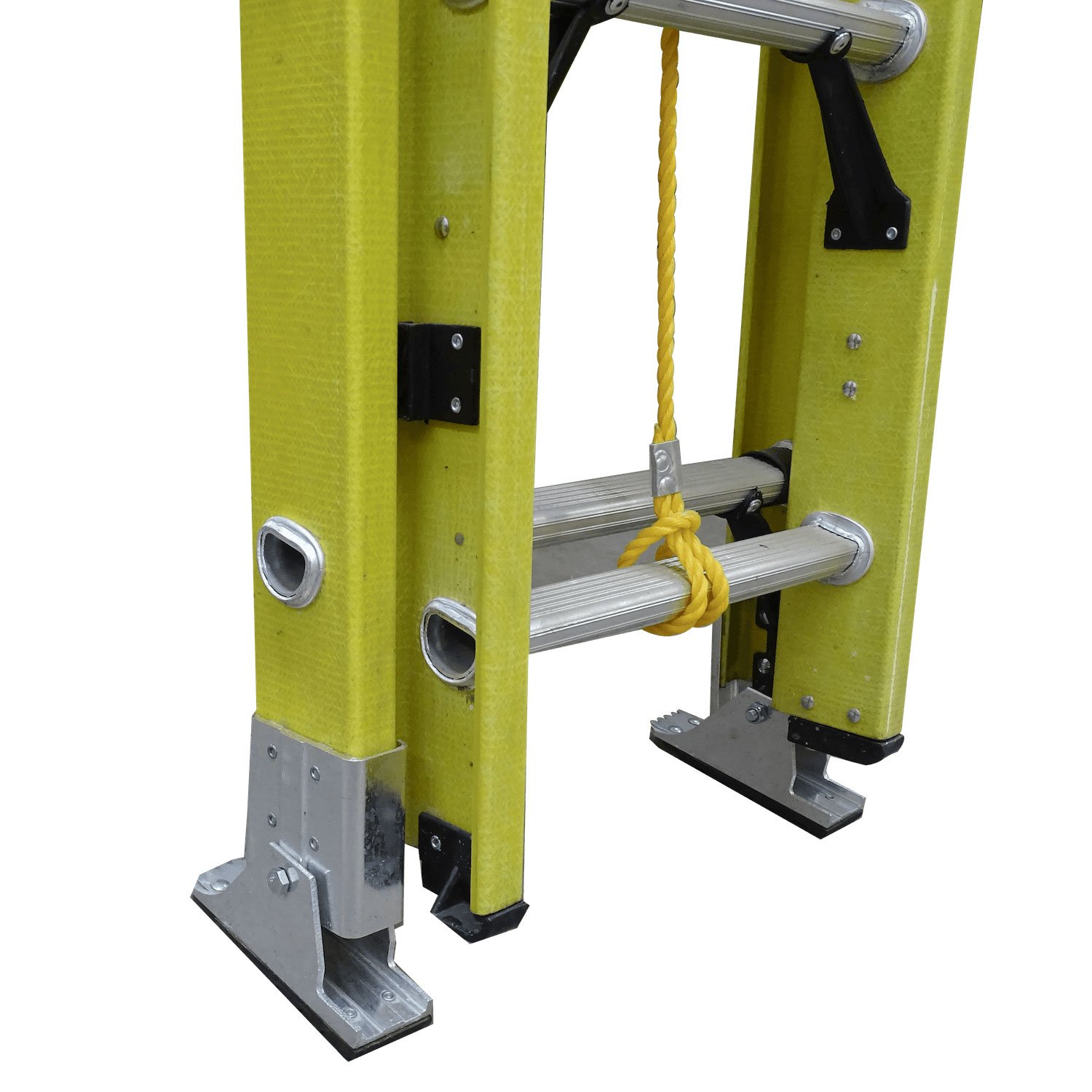 ESFA-424 - 3,6-7,5mt 140kg Telescopica Fibra de Vidrio 24-Peldano Escalera