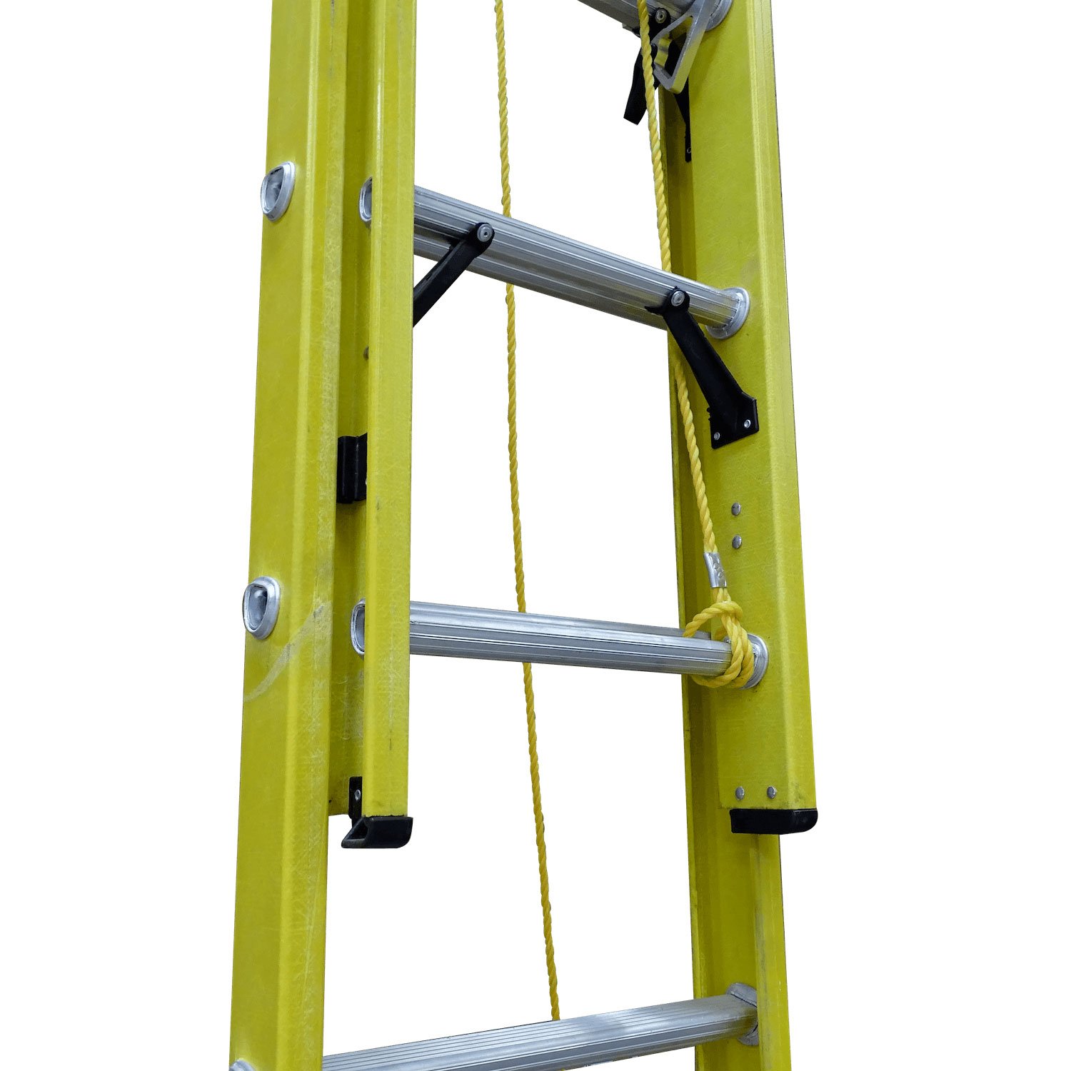 ESFA-432 - 4,8-9,9mt 140kg Telescopica Fibra de Vidrio 32-peldano Escalera