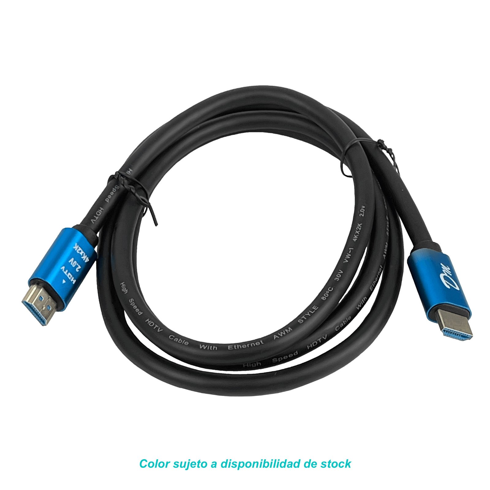 HDMI-02K - 1,5mt 4K 2160p HDMI-M HDMI-M Cable Negro v2.0 60Hz 150cm