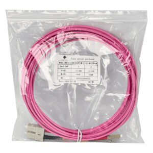 JF4LC5 - LSZH 5mt LC-SC OM4 MultiModo MM Duplex Jumper Fibra 3.0mm 50/125um - Imagen 3