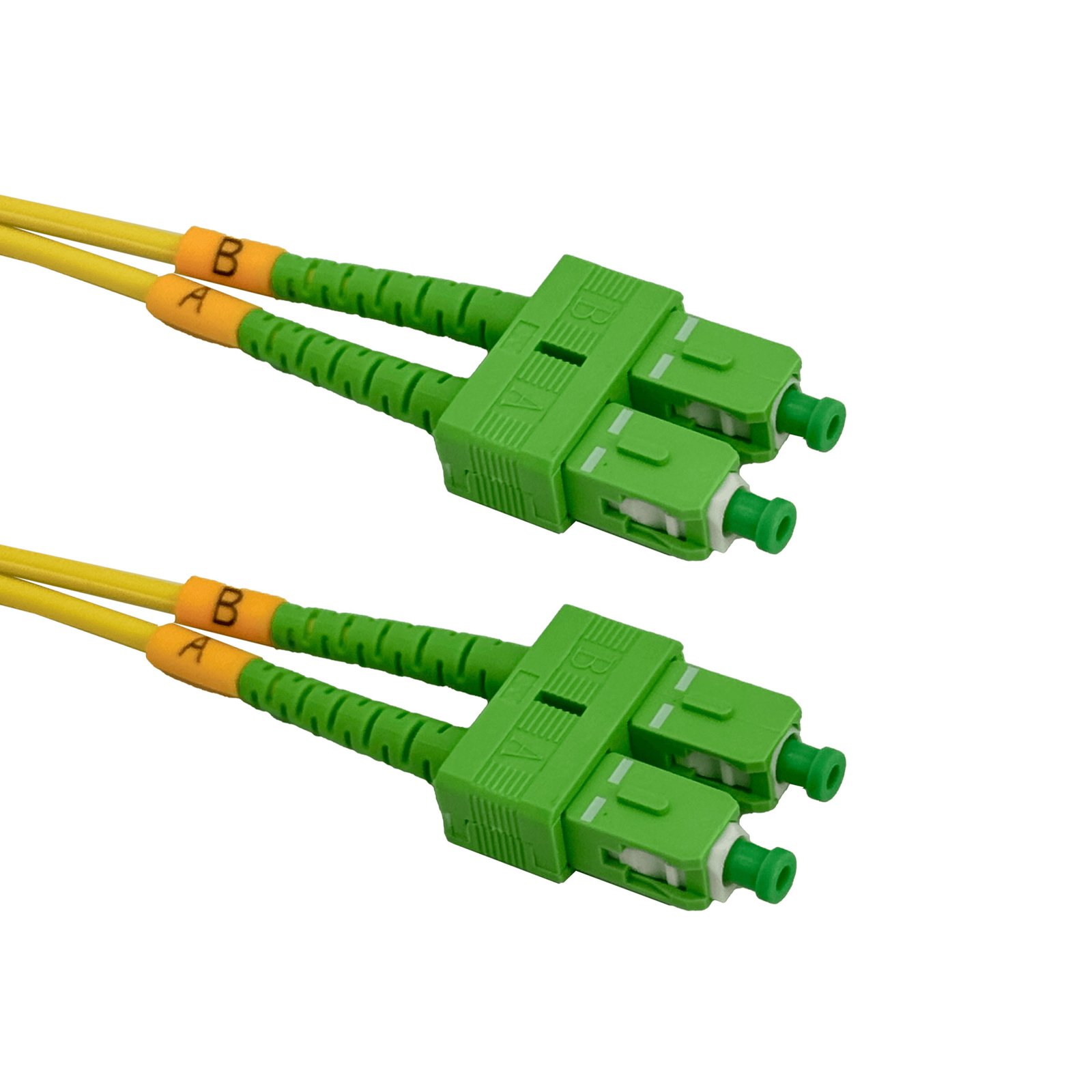 JFSAA3 - 3mt SC/APC-SC/APC MonoModo SM Duplex Jumper Cable Fibra 9/125um LSZH