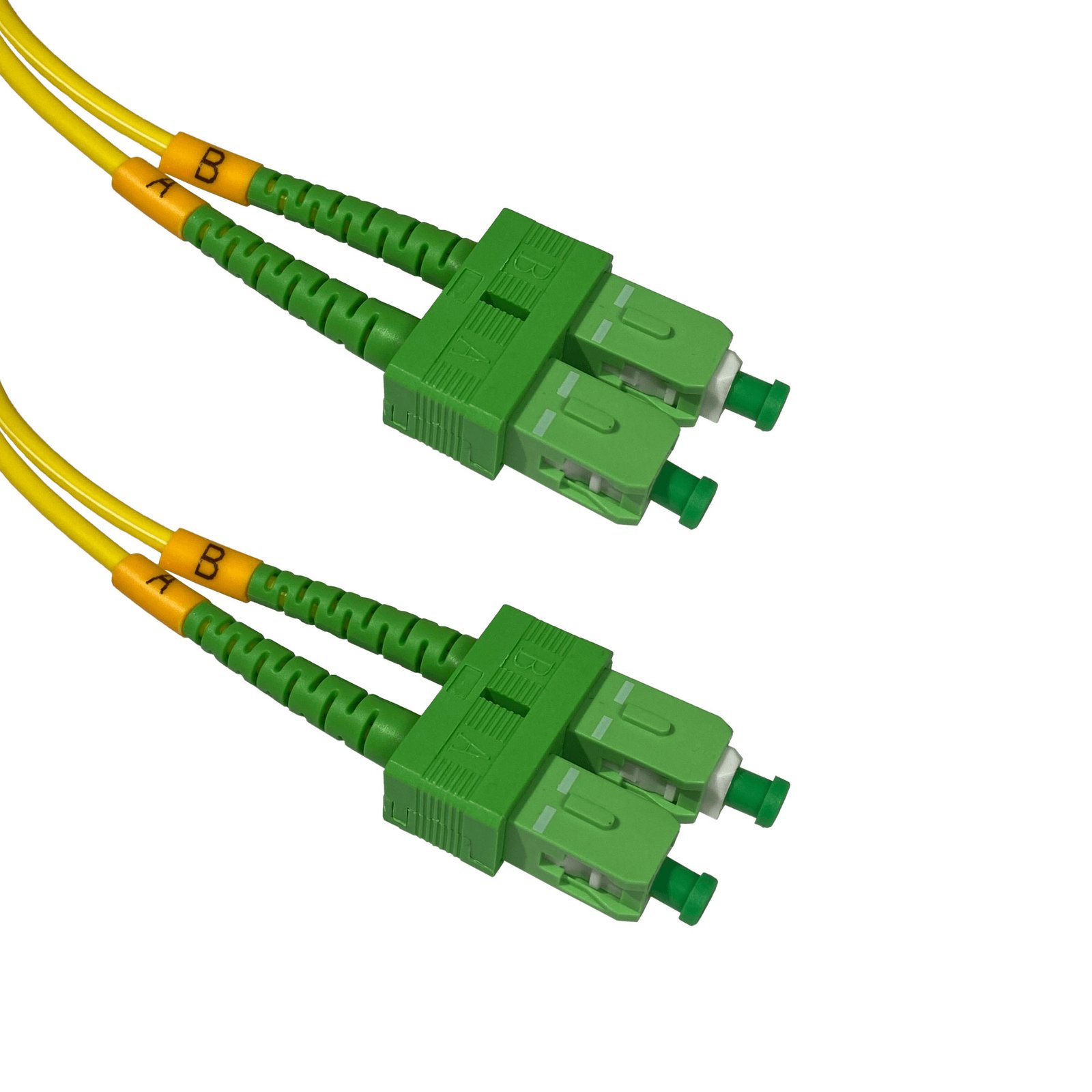 JFSAA2 - 2mt SC/APC-SC/APC MonoModo SM Duplex Jumper Cable Fibra 9/125um LSZH