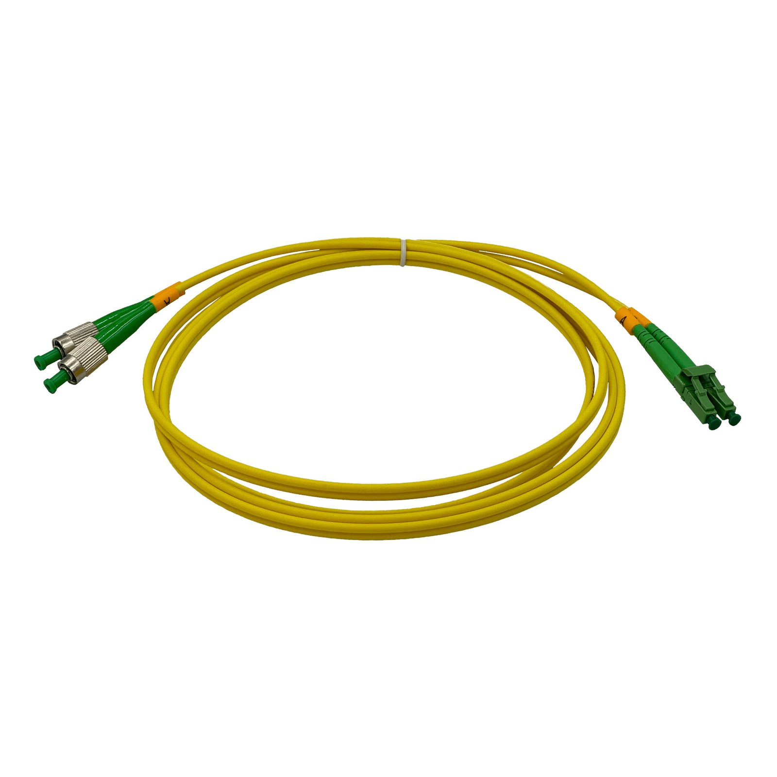 JFSBH2 - 2mt LC/APC-FC/APC MonoModo SM Duplex Jumper Cable Fibra 9/125um