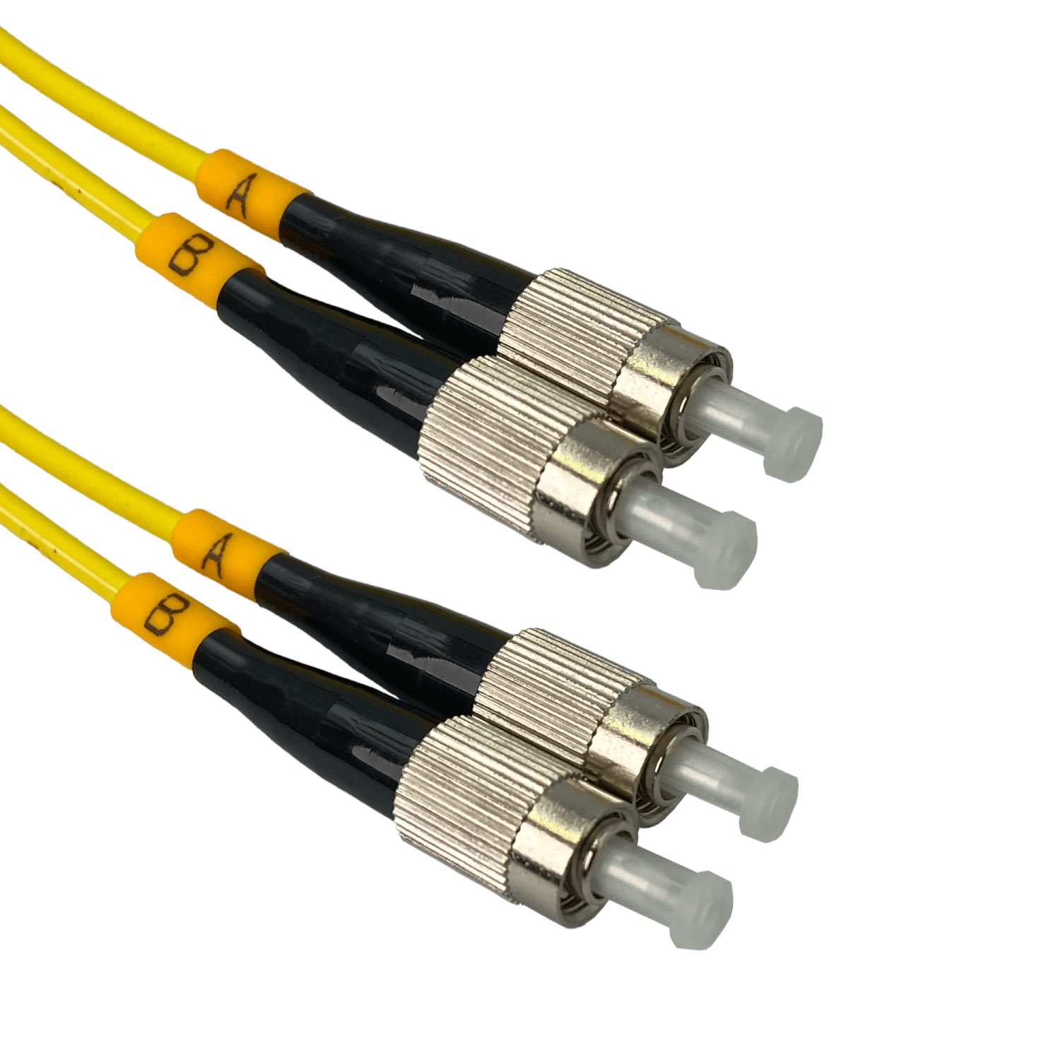 JFSFF2 - 2mt FC/UPC-FC/UPC MonoModo SM Duplex Jumper Cable Fibra 9/125um 3mm