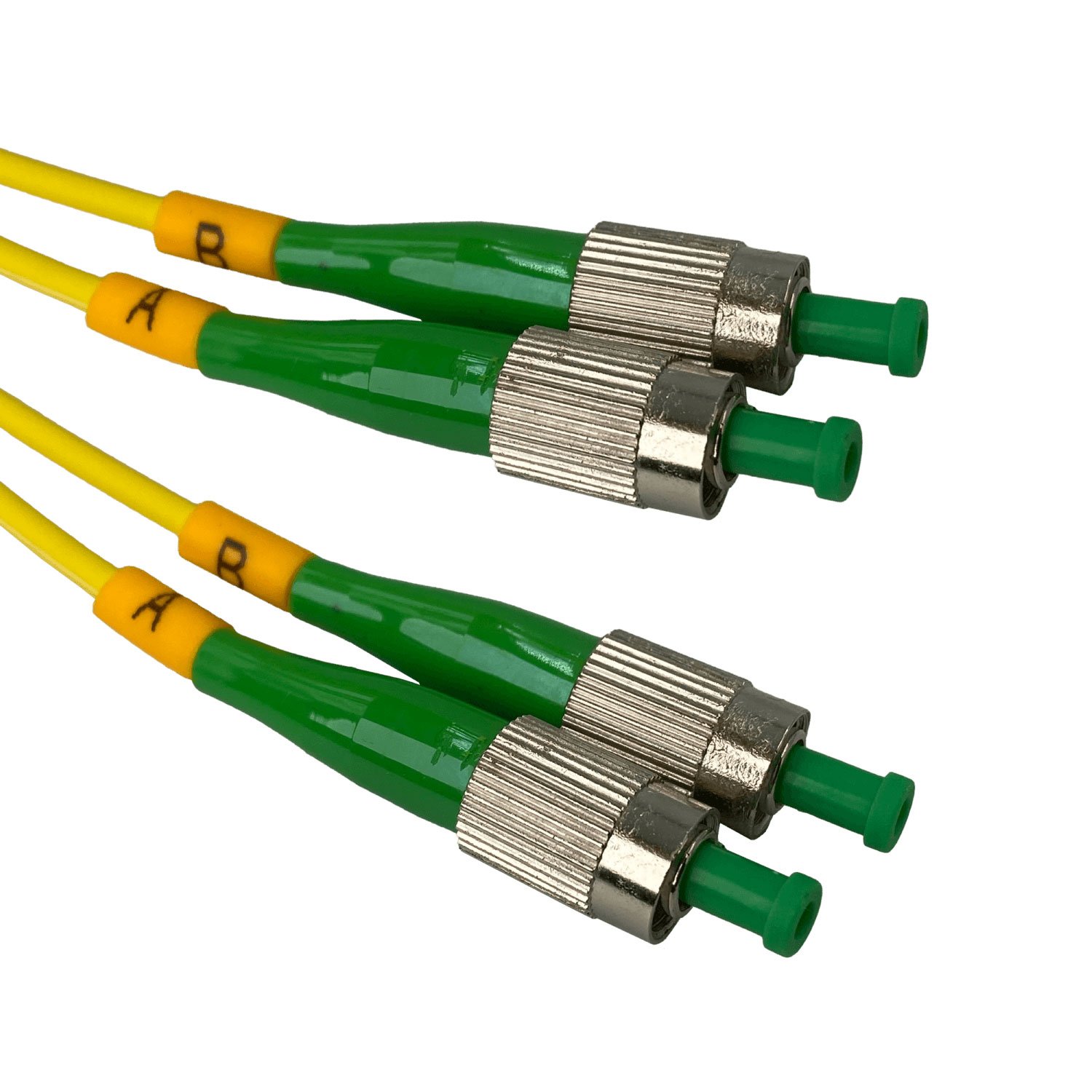 JFSHH2 - 2mt FC/APC-FC/APC MonoModo SM Duplex Jumper Cable Fibra 9/125um 3mm