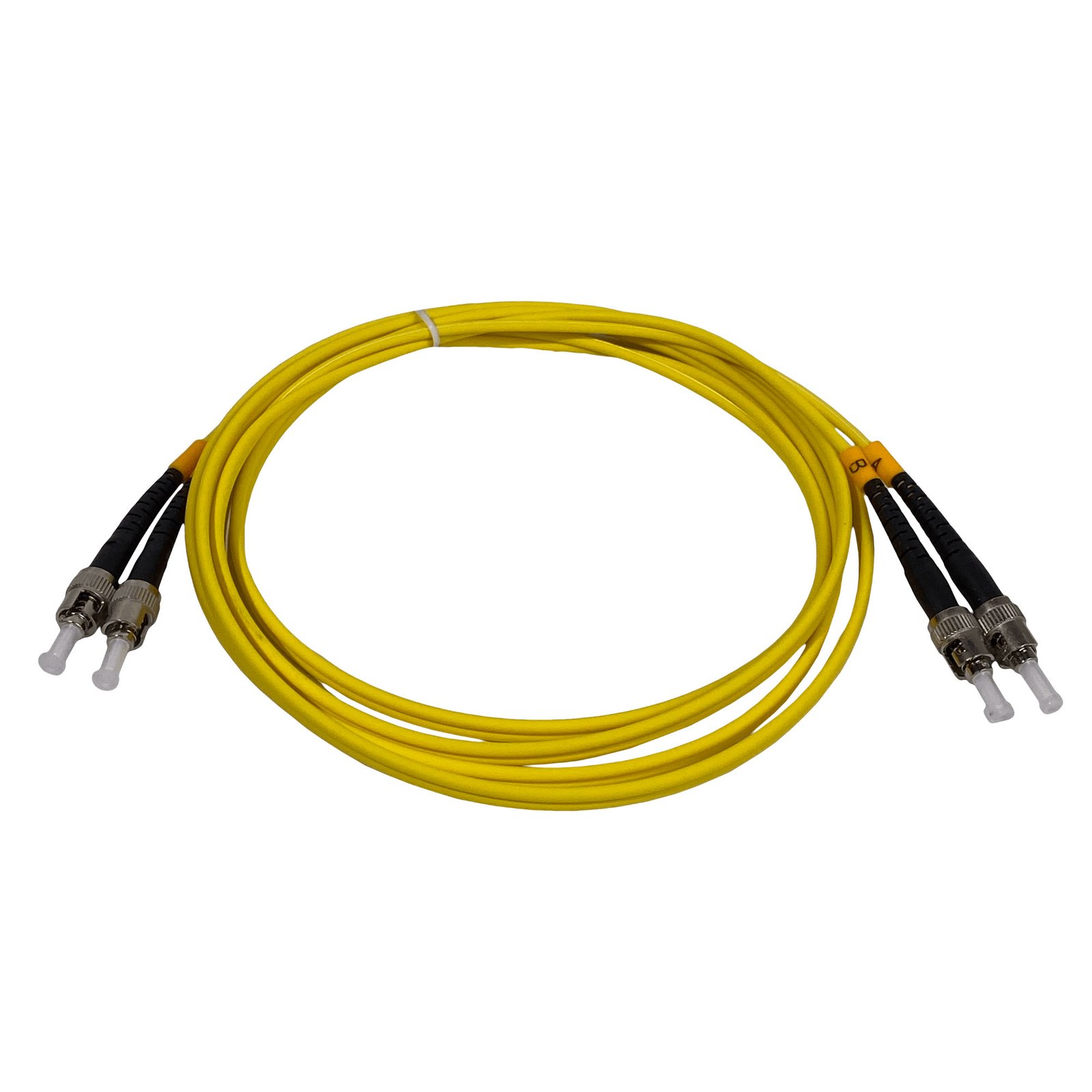 JFSTT2 - 2mt ST-ST MonoModo SM Duplex Jumper Cable Fibra 9/125um 3mm