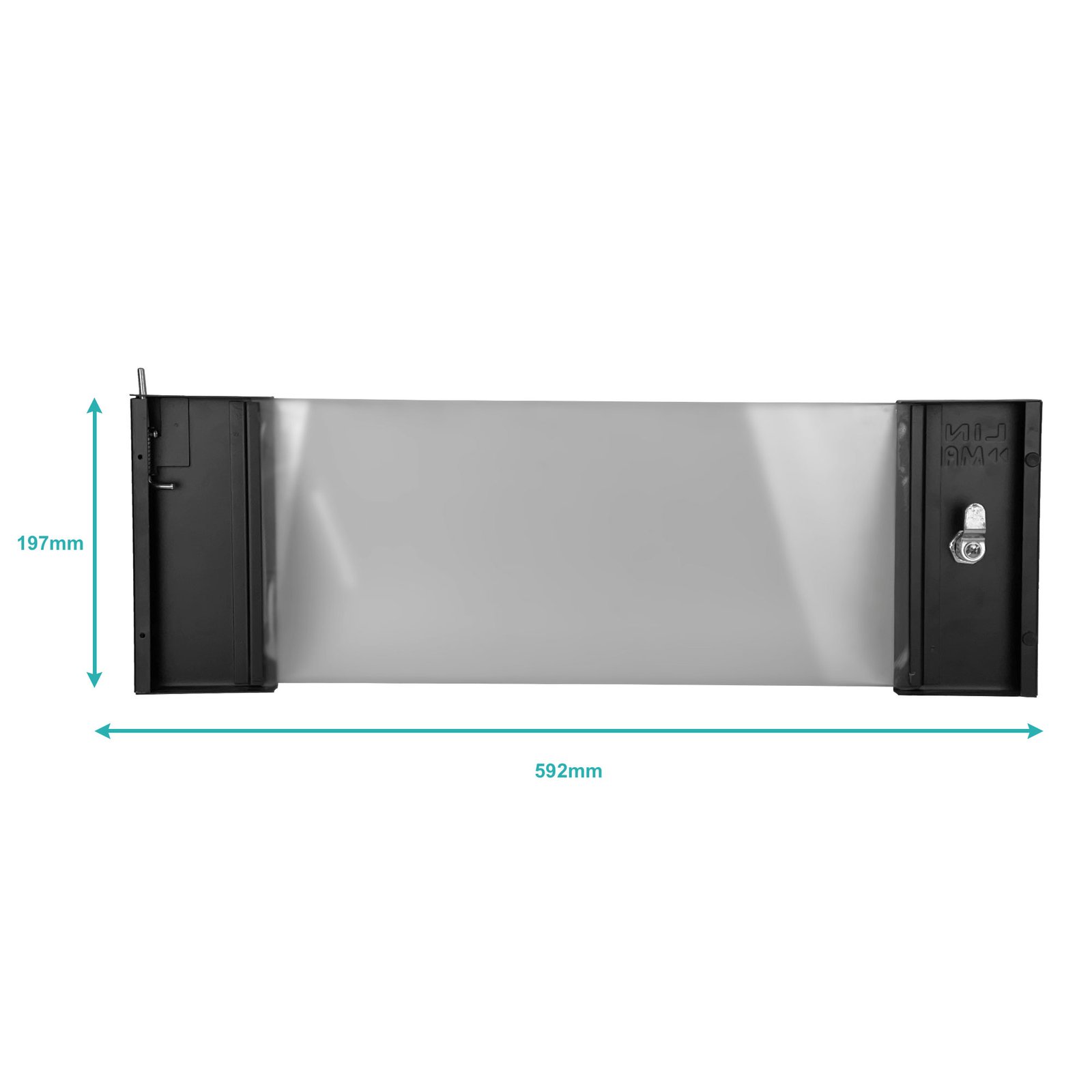 RK04-P - LINKMADE Puerta Rack 4U RK04-4L Repuesto
