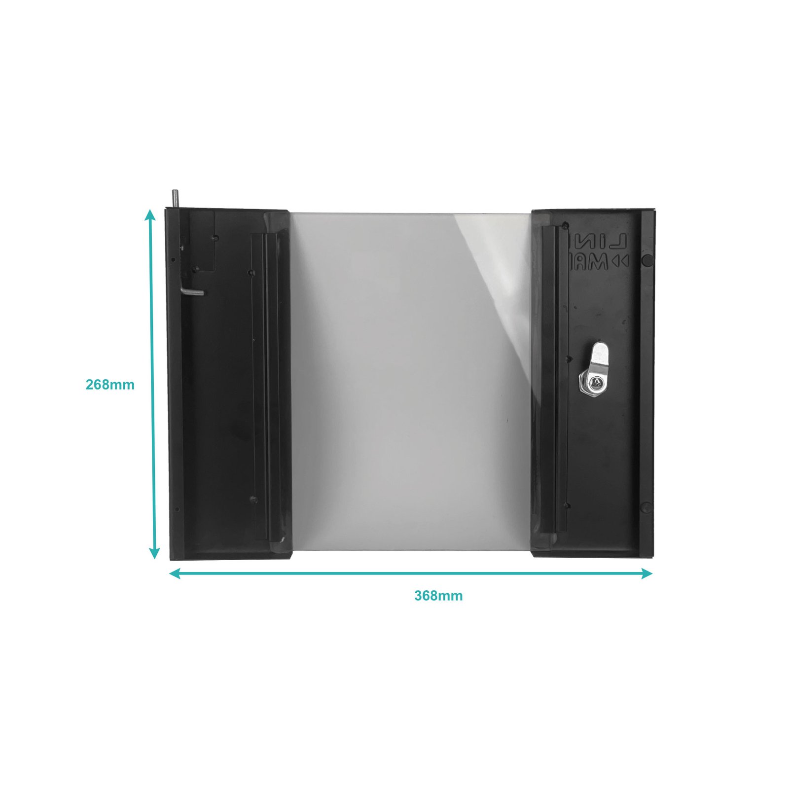 RK1006-P - LINKMADE Puerta Rack-10-Pulgadas 4U Repuesto