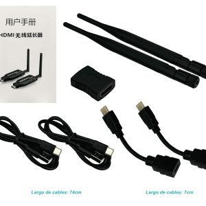 HDMI-50MT - Kit HDMI Inalambrico HD HDMI-HDMI Ant-desmontables 50mt 5,8GHz