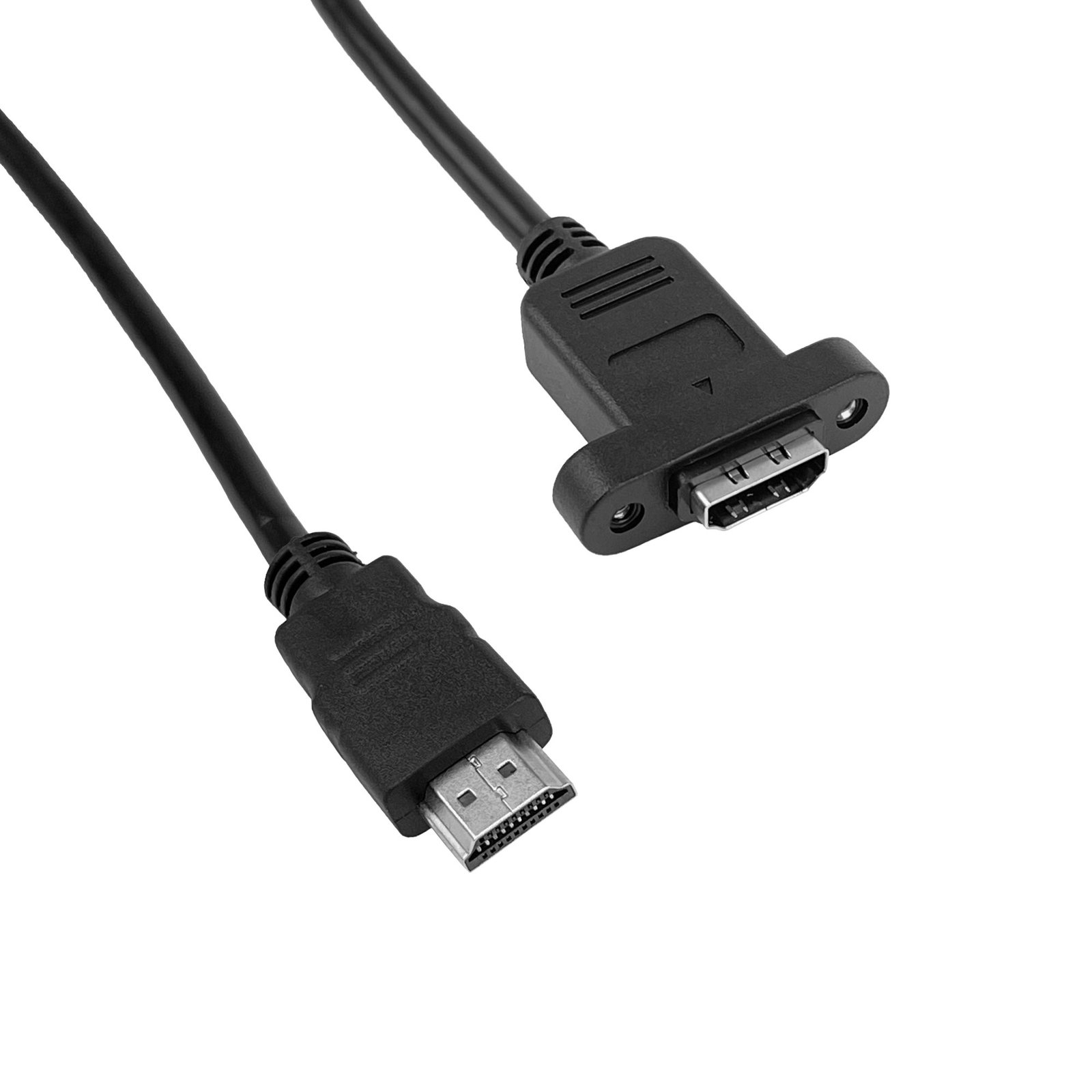 HDMI-HM - Cable HDMI Atornillable 30cm HDMI-Macho HDMI-Hembra 1080p