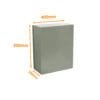 SA7535 - 500x400x200mm 1-chapa-sin/Llave Caja Metalica IP54 Beige - Imagen 3