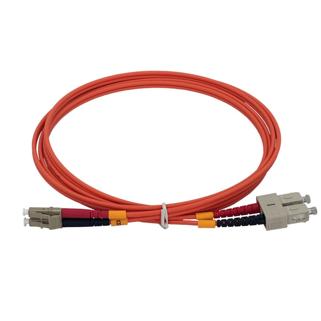 JFMLC2 - 2mt LC-SC OM1 MultiModo MM Duplex Jumper Fibra 3mm 62.5/125um