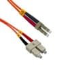 JFMLC2 - 2mt LC-SC OM1 MultiModo MM Duplex Jumper Fibra 3mm 62.5/125um - Imagen 3
