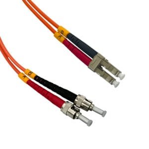 JFMLT5 - 5mt LC-ST OM1 MultiModo MM Duplex Jumper Fibra 3.0mm 62.5/125um LSZH