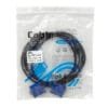 VGA-2MM - 1,8mt HDB15 Macho-Macho DB15-M VGA-M Cable Video Negro Blindado 180cm - Imagen 2