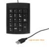 GENPAD - Teclado Numerico USB-AM 19-Teclas 140x100x15mm Cable-120cm - Imagen 3