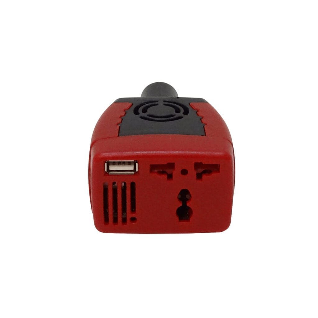 INV-1502 - 150W 12VDC-in/220V-out Inversor s/Ventilador USB-5V-500mA-OUT